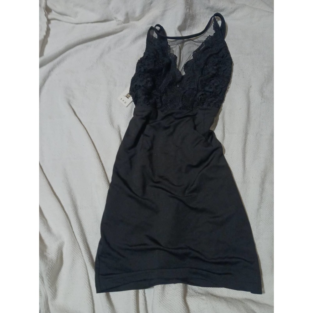 NEW NWT GRACE KARIN BLAK MINI COCKTAIL DRESS PLUNGE SIZE MEDIUM BODYCON